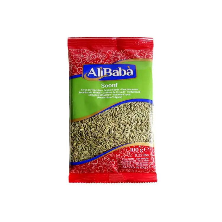 Alibaba Soonf (Fennels seeds) 100 grams