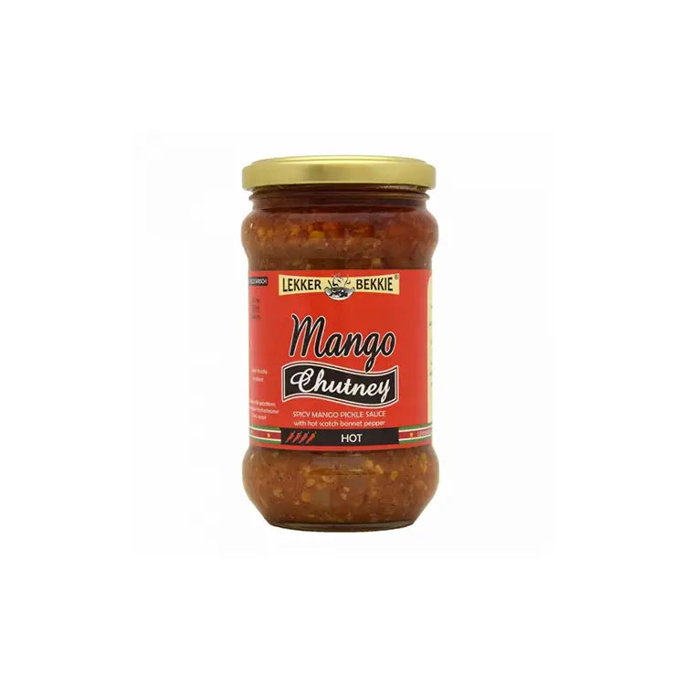 Lekker Bekkie Mangochutney (Heet)